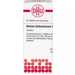 KALIUM BICHROMICUM C 30 tabletes, 80 kapsulas