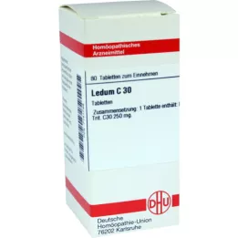 LEDUM C 30 tabletes, 80 kapsulas