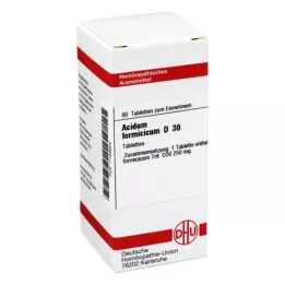ACIDUM FORMICICUM D 30 tabletes, 80 kapsulas
