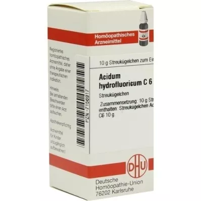 ACIDUM HYDROFLUORICUM C 6 lodītes, 10 g