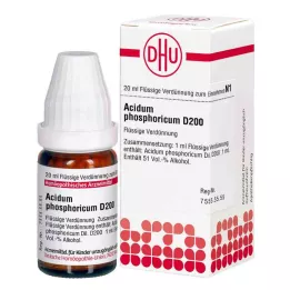 Acidum Phosphoricum D200 atšķaidījums (20 ml)