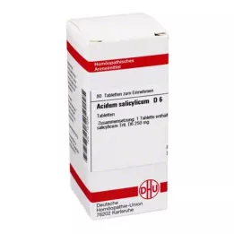 DHU Acidum salicylicum D 6 tabletes, 80 gab