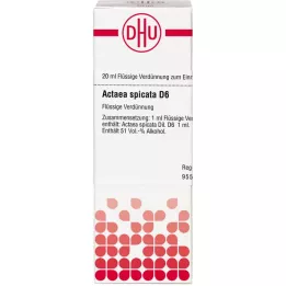 ACTAEA SPICATA D 6 atšķaidījums, 20 ml