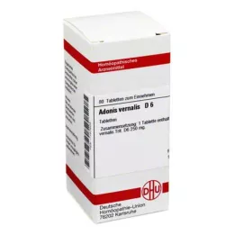 ADONIS VERNALIS D 6 tabletes, 80 kapsulas