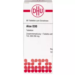 ALOE D 30 tabletes, 80 kapsulas