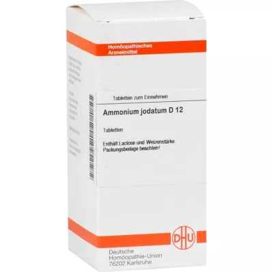 DHU Amonija jodatum D 12 tabletes, 80 gab