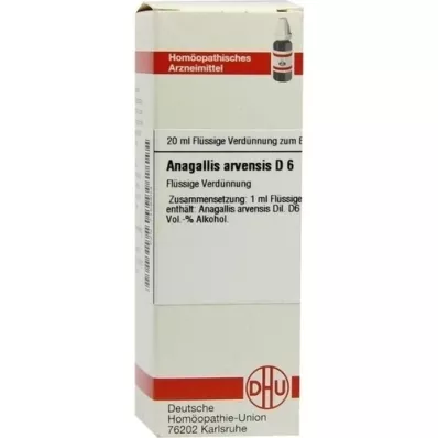 ANAGALLIS ARVENSIS D 6 atšķaidījums, 20 ml