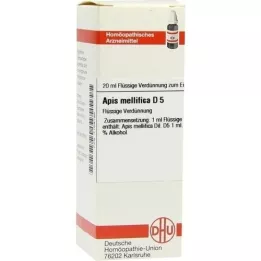 APIS MELLIFICA D 5 atšķaidījums, 20 ml