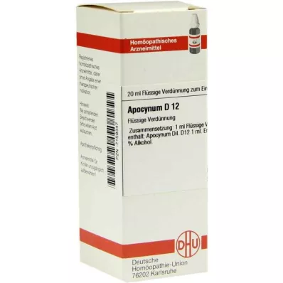 APOCYNUM D 12 atšķaidījums, 20 ml APOCYNUM D 12 atšķaidījums, 20 ml