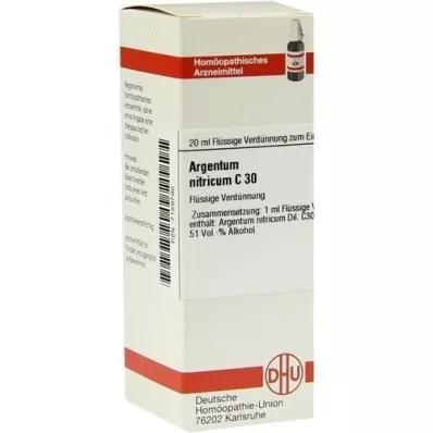 ARGENTUM NITRICUM C 30 atšķaidījums, 20 ml