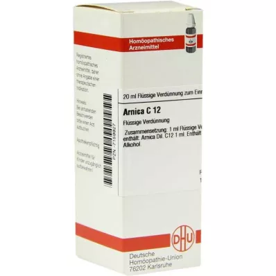 ARNICA C 12 atšķaidījums, 20 ml ARNICA C 12 atšķaidījums, 20 ml