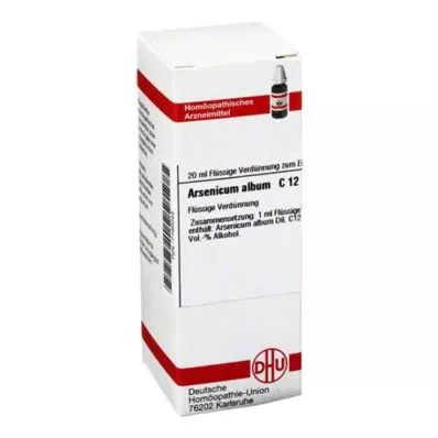 ARSENICUM ALBUM C 12 atšķaidījums, 20 ml ARSENICUM ALBUM C 12 atšķaidījums, 20 ml