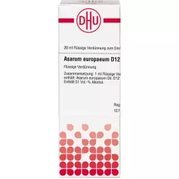 ASARUM EUROPAEUM D 12 atšķaidījums, 20 ml