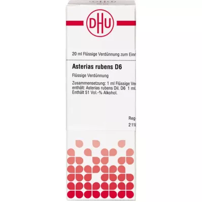 ASTERIAS RUBENS D 6 atšķaidījums, 20 ml