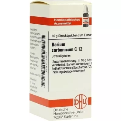 BARIUM CARBONICUM C 12 bumbiņas, 10 g