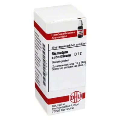 BISMUTUM SUBNITRICUM D 12 bumbiņas, 10 g