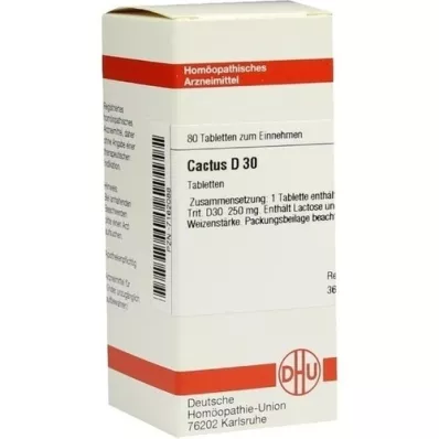 CACTUS D 30 tabletes, 80 kapsulas