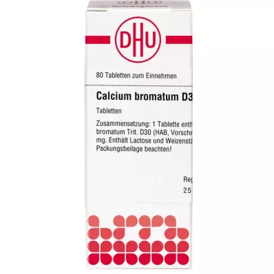 CALCIUM BROMATUM D 30 tabletes, 80 kapsulas