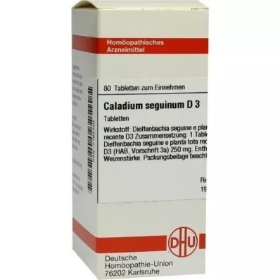 CALADIUM seguinum D 3 tabletes, 80 gab