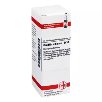 CANDIDA ALBICANS D 30 atšķaidījums, 20 ml CANDIDA ALBICANS D 30 atšķaidījums, 20 ml