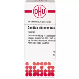 CANDIDA ALBICANS D 30 tabletes, 80 kapsulas