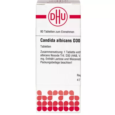 CANDIDA ALBICANS D 30 tabletes, 80 kapsulas