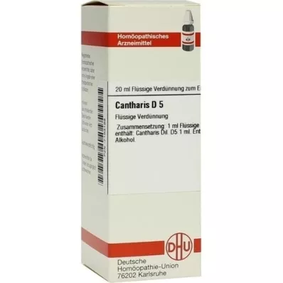 CANTHARIS D 5 atšķaidījums, 20 ml