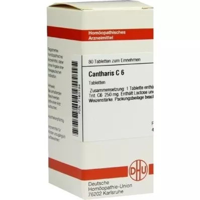 CANTHARIS C 6 tabletes, 80 kapsulas