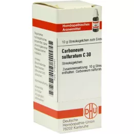 CARBONEUM SULFURATUM C 30 bumbiņas, 10 g