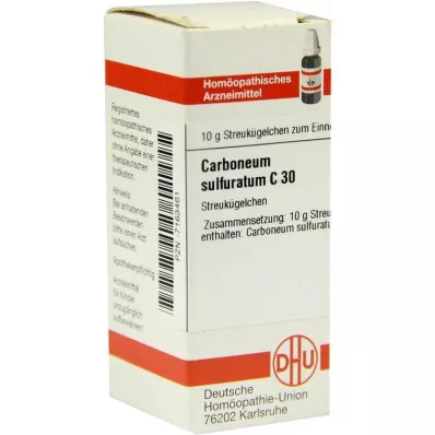 CARBONEUM SULFURATUM C 30 bumbiņas, 10 g CARBONEUM SULFURATUM C 30 bumbiņas, 10 g