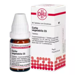 Carbo Vegetabilis C5 tabletes (80 gab.)