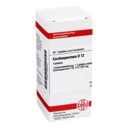 CARDIOSPERMUM D 12 tabletes, 80 kapsulas