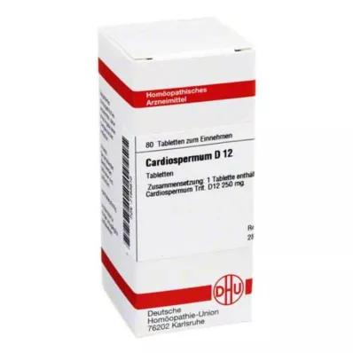 CARDIOSPERMUM D 12 tabletes, 80 kapsulas CARDIOSPERMUM D 12 tabletes, 80 kapsulas