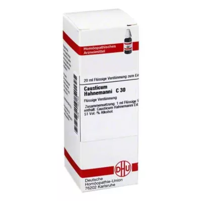 CAUSTICUM HAHNEMANNI C 30 atšķaidījums, 20 ml CAUSTICUM HAHNEMANNI C 30 atšķaidījums, 20 ml