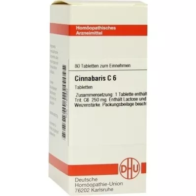 CINNABARIS C 6 tabletes, 80 kapsulas