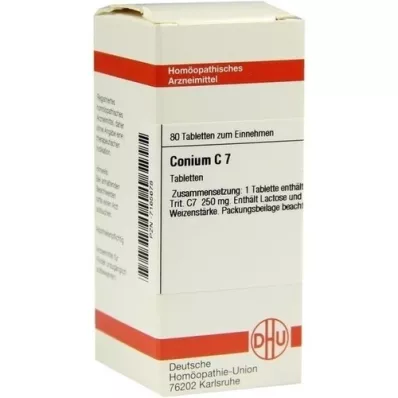 CONIUM C 7 tabletes, 80 kapsulas