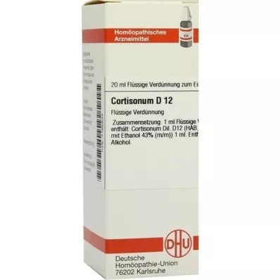 CORTISONUM D 12 atšķaidījums, 20 ml