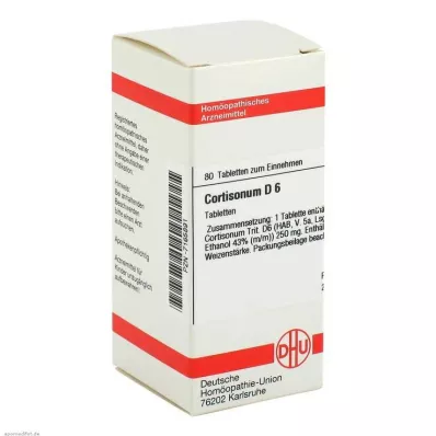 DHU Cortisonum D 6 tabletes, 80 gab DHU Cortisonum D 6 tabletes, 80 gab