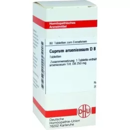 CUPRUM ARSENICOSUM D 8 tabletes, 80 kapsulas