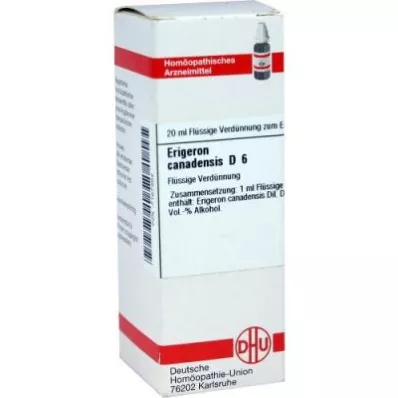 ERIGERON CANADENSIS D 6 atšķaidījums, 20 ml ERIGERON CANADENSIS D 6 atšķaidījums, 20 ml