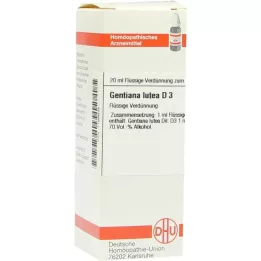 GENTIANA LUTEA D 3 atšķaidījums, 20 ml