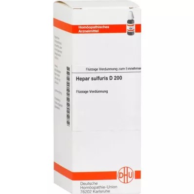 DHU Hepar sulfuris D 200, atšķaidījums, 20 ml