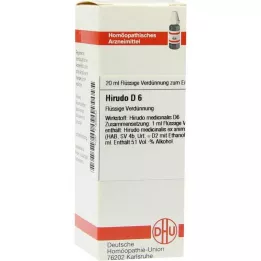 HIRUDO D 6 atšķaidījums, 20 ml