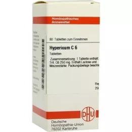 HYPERICUM C 6 tabletes, 80 kapsulas