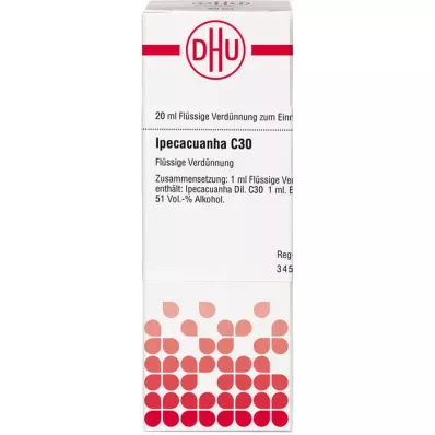 IPECACUANHA C 30 atšķaidījums, 20 ml