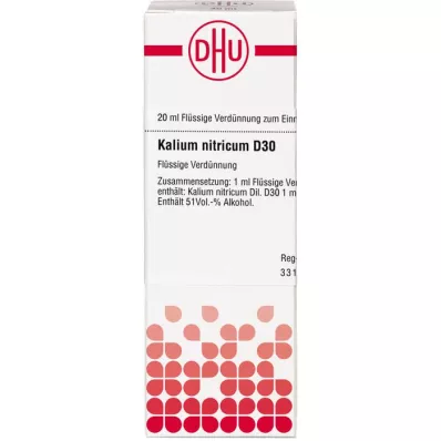 KALIUM NITRICUM D 30 atšķaidījums, 20 ml
