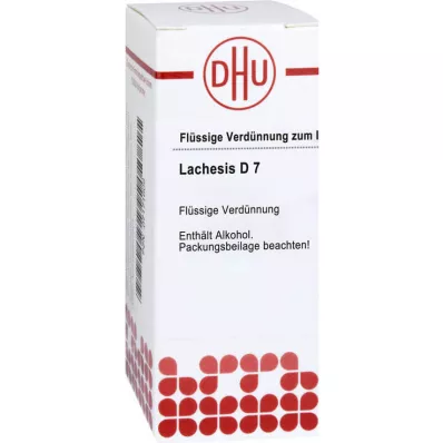 LACHESIS D 7 atšķaidījums, 20 ml