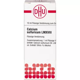 CALCIUM SULFURICUM LM XVIII Atšķaidījums, 10 ml