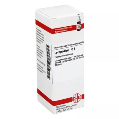 LYCOPODIUM C 6 atšķaidījums, 20 ml LYCOPODIUM C 6 atšķaidījums, 20 ml