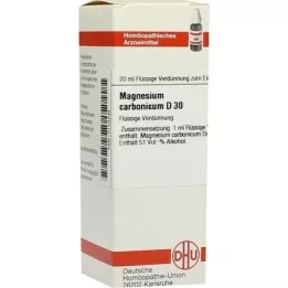 MAGNESIUM CARBONICUM D 30 atšķaidījums, 20 ml